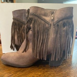Salem Fringe Booties